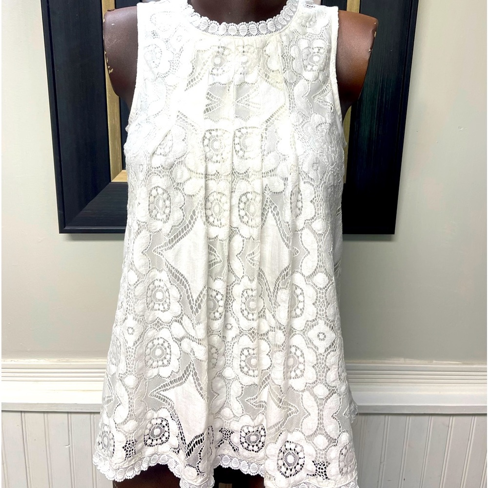 Doe & Rae lace blouse  top overlay